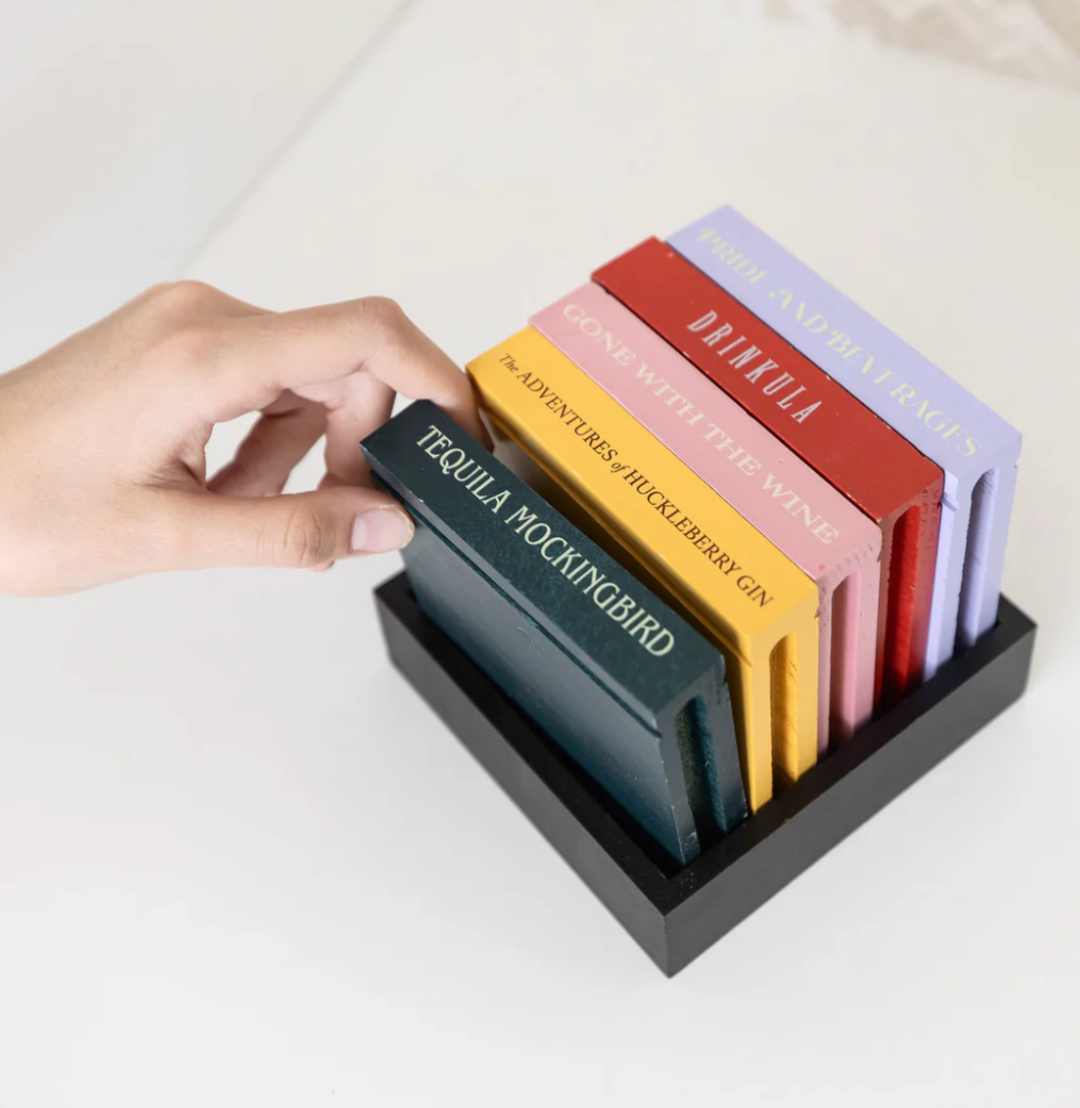 Bookrest Coasters (Pre-Orders Only)